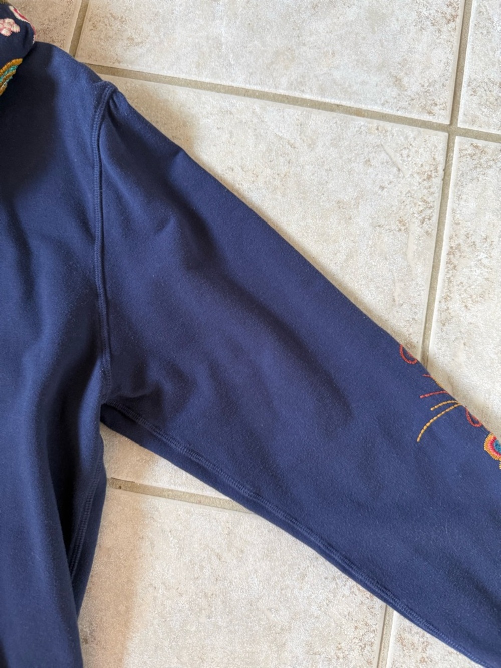Johnny Was - Floral Shula French Terry Zipup Sweatshirt - Picture 11 of 12
